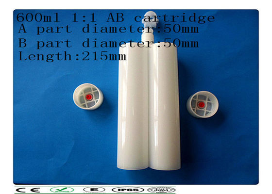 Διπλό carcartridge PE, κασέτα τμημάτων 600ml δύο, δίπλα-δίπλα κασέτα