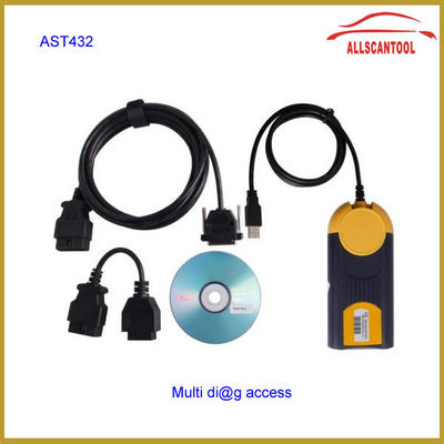 Πολυ-Diag διαγνωστικό εργαλείο J2534 2013.02V αυτοκινήτων πρόσβασης OBDII πέρασμα-μέσω του αυτόματου διαγνωστικού ανιχνευτή