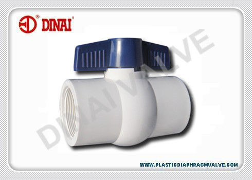 Πλαστική βαλβίδα σφαιρών PVC για το νερό 1/2» σε 4», DIN/Ansi/JIS/BS